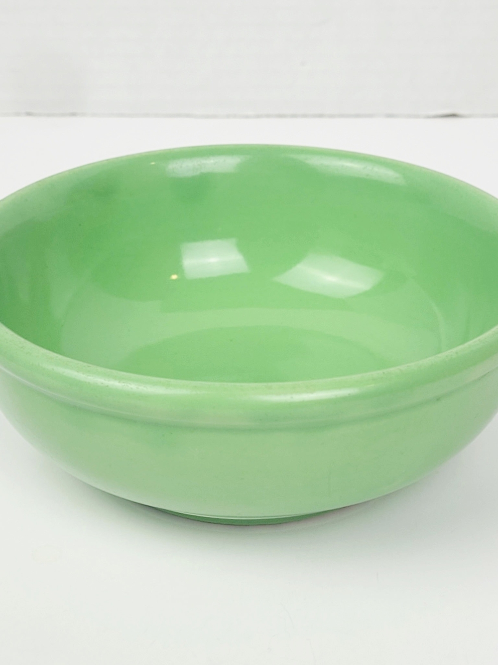 Vtg 40s 50s~FIRE KING Jadeite Cereal/Soup Bowl~Beaded Edge~Restaurant Ware~5.75"